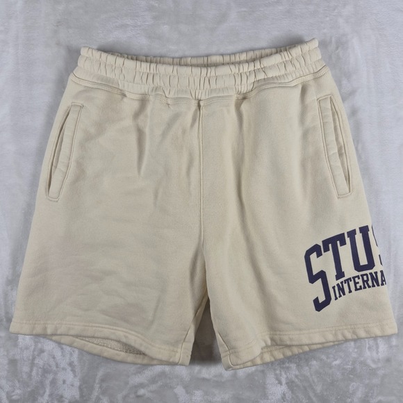 Stussy Other - Stussy International Sweat Shorts Men's Small Beige Loungewear Casual Comfort